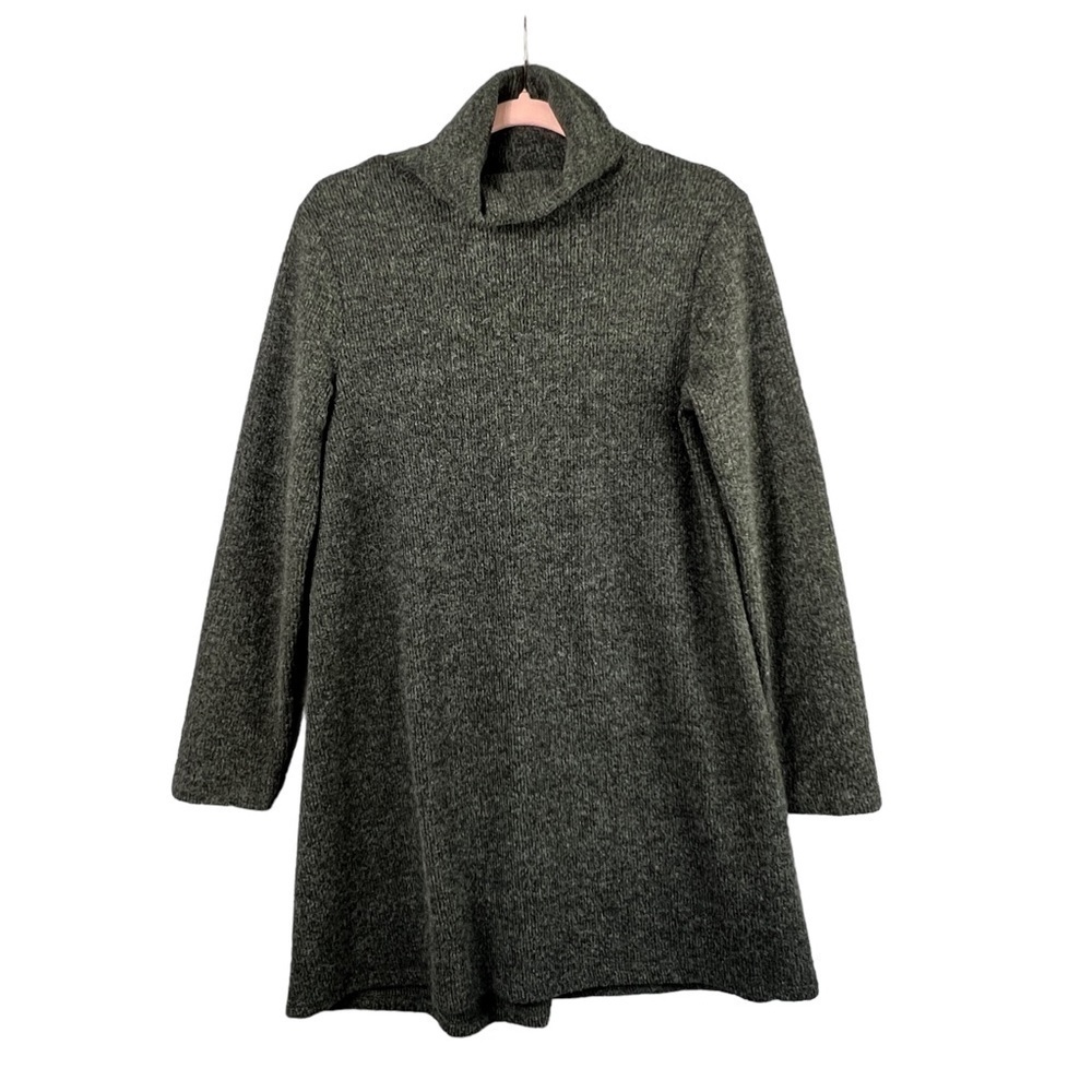 Lulu's Sweater Dress Gray Turtleneck Long Sleeve Women's Size Large